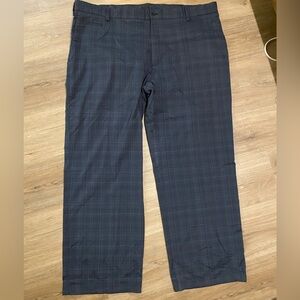 Nike Golf Men FITDRY Performance Plaid Golf Pants Size 42x30